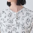 インディヴィ(INDIVI)の【洗える／UVケア／羽織り可能】フラワー柄前あきワンピース17