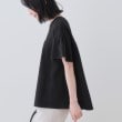 インディヴィ(INDIVI)の【洗える／体型カバー】凹凸素材フレアデザイントップス9