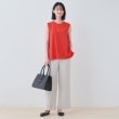 インディヴィ(INDIVI)の【洗える】切り替えノースリーブニット11