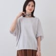 インディヴィ(INDIVI)の【洗える／5分袖／UVケア／SETUP可能】モモンガスリーブブラウス18