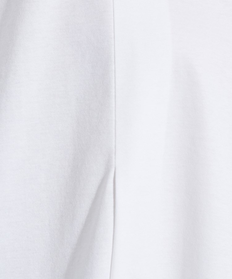インディヴィ(INDIVI)の【洗える／汗ジミ防止】バイカラー＆アシメヘム Tシャツ5