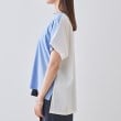 インディヴィ(INDIVI)の【洗える／汗ジミ防止】バイカラー＆アシメヘム Tシャツ19