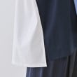 インディヴィ(INDIVI)の【洗える／汗ジミ防止】バイカラー＆アシメヘム Tシャツ25