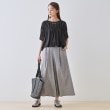 インディヴィ(INDIVI)の【洗える／体型カバー】シャーリングシアートップス12