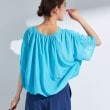 インディヴィ(INDIVI)の【洗える／体型カバー】シャーリングシアートップス19