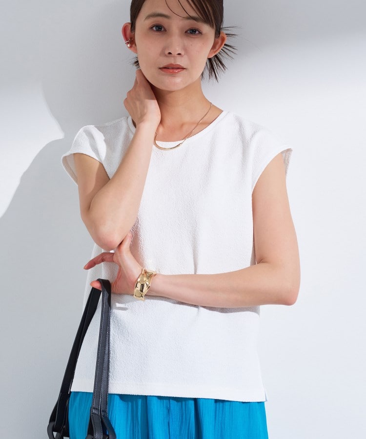 インディヴィ(INDIVI)の【2点セット／着回し◎】ノースリーブ＆ティアードスカート カセット服16