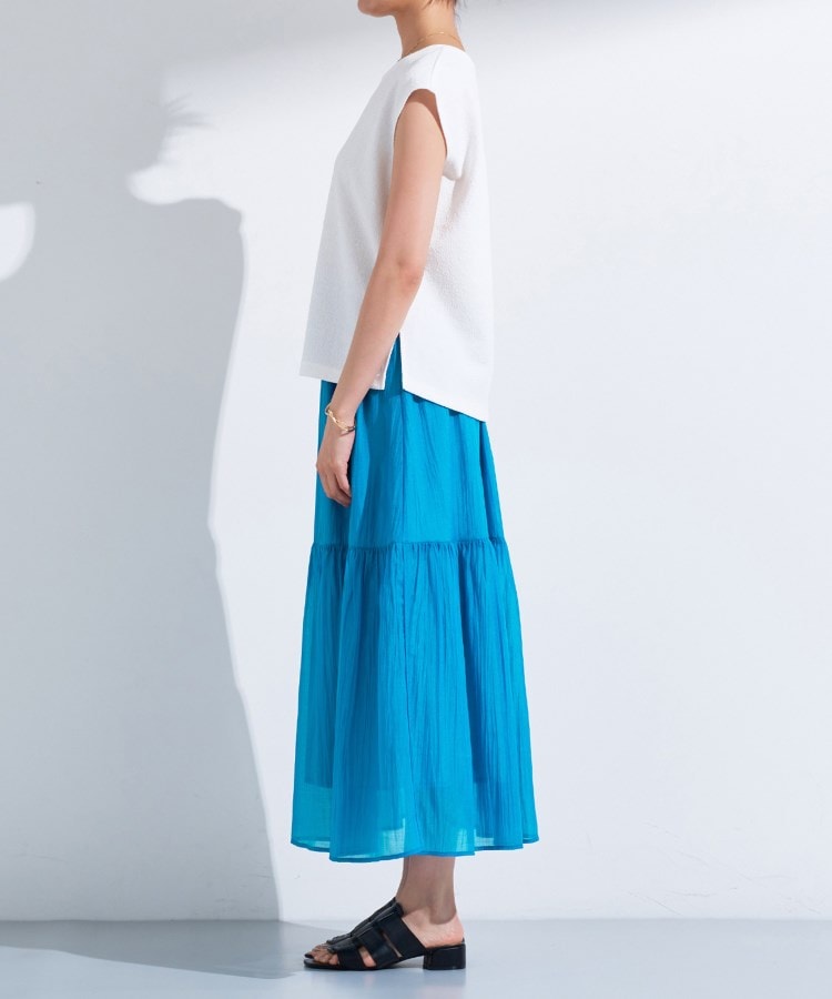 インディヴィ(INDIVI)の【2点セット／着回し◎】ノースリーブ＆ティアードスカート カセット服24