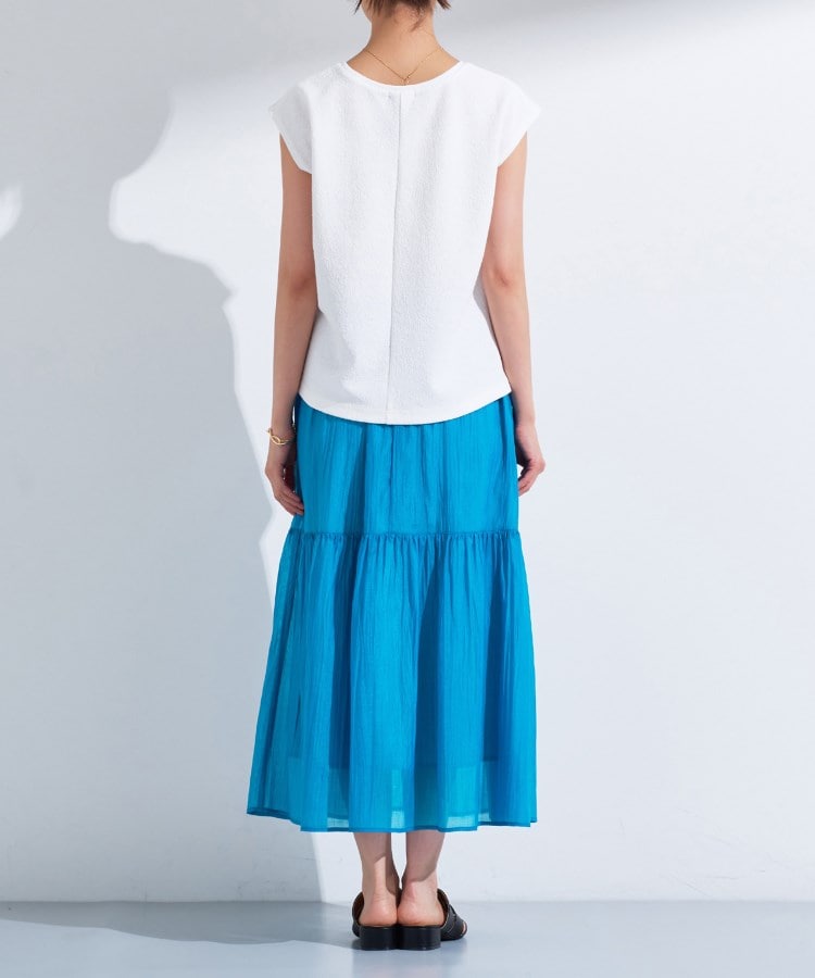 インディヴィ(INDIVI)の【2点セット／着回し◎】ノースリーブ＆ティアードスカート カセット服25