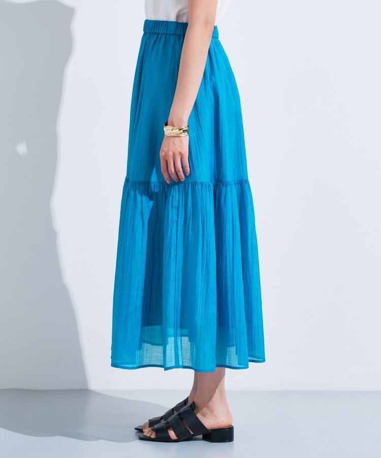 インディヴィ(INDIVI)の【2点セット／着回し◎】ノースリーブ＆ティアードスカート カセット服34