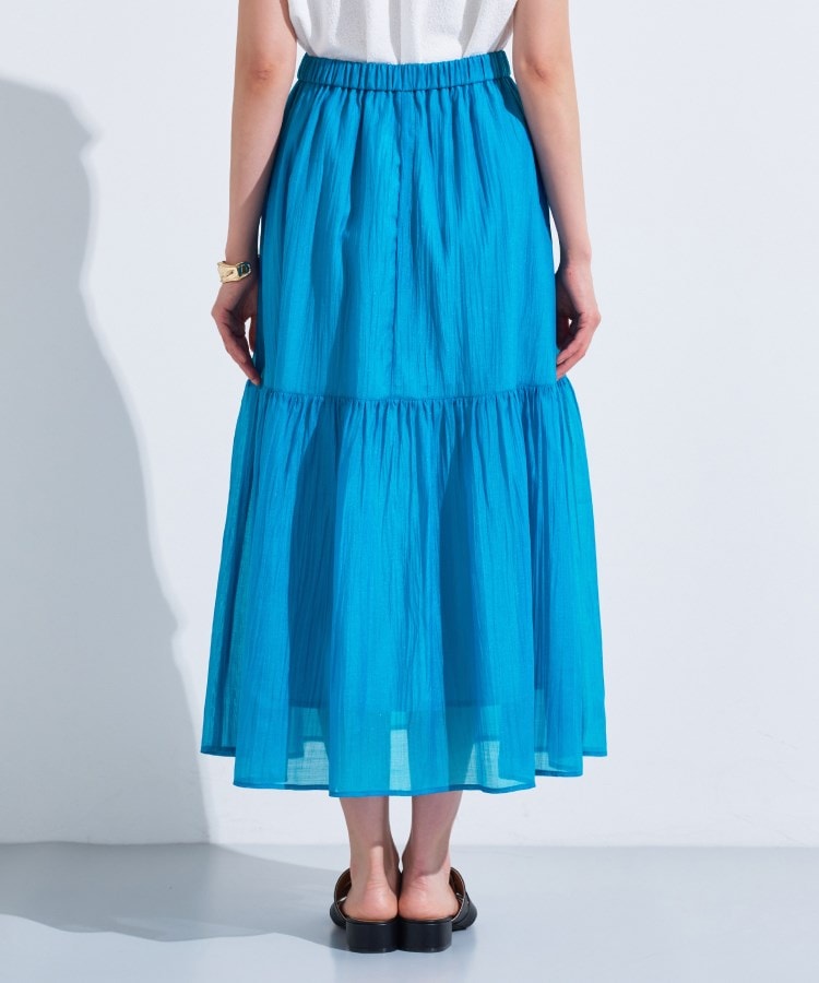 インディヴィ(INDIVI)の【2点セット／着回し◎】ノースリーブ＆ティアードスカート カセット服35