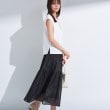 インディヴィ(INDIVI)の【2点セット／着回し◎】ノースリーブ＆ティアードスカート カセット服3