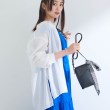 インディヴィ(INDIVI)の【体型カバー／清涼感】シアーオーバーシャツ ホワイト(001)