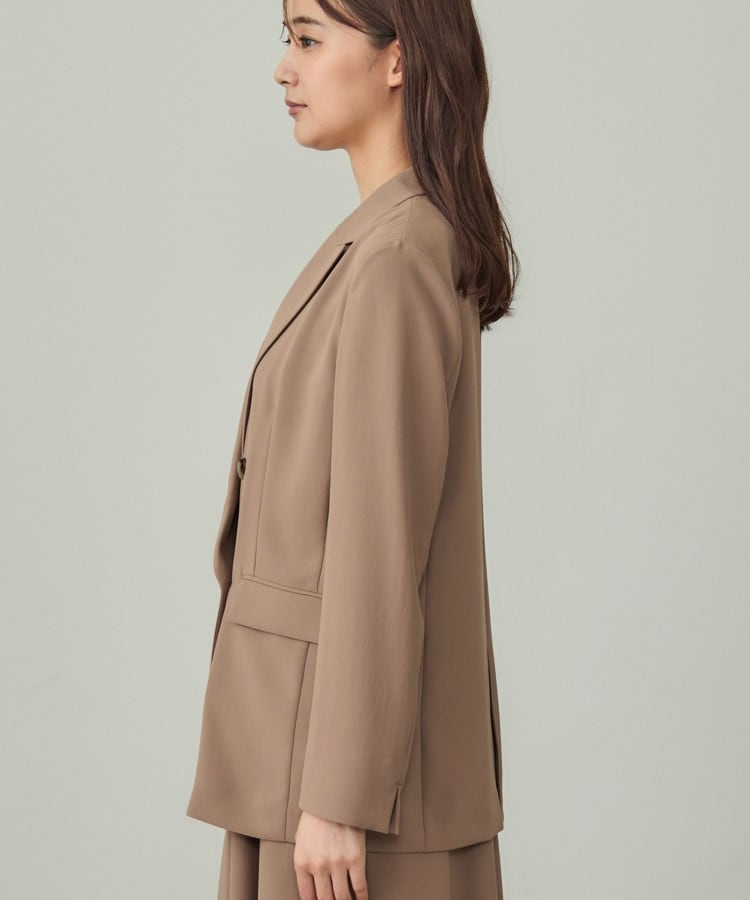極美品✨INDIVI　24ss 【着る日傘】ダブルジャケット　洗える 春SALE！【着る日傘/遮熱/UVケア】ダブルジャケット（ジャケット