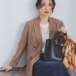 インディヴィ(INDIVI)の【着る日傘／UVケア／接触冷感】ダブルジャケット モカブラウン(042)