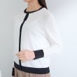インディヴィ(INDIVI)の【洗える／アンサンブル可能】クルーネックカーディガン18
