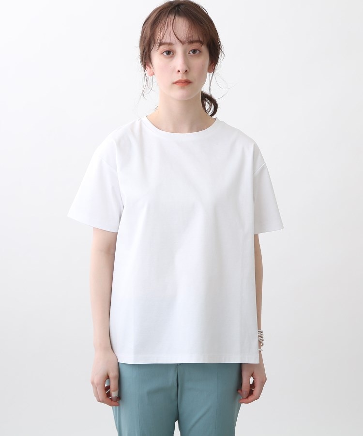 INDIVI（インディヴィ）の「◇【洗える】レイヤード風キーネック