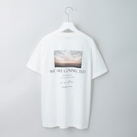 インディヴィ(INDIVI)の【WORLD for the World】バックプリント フォトTシャツ