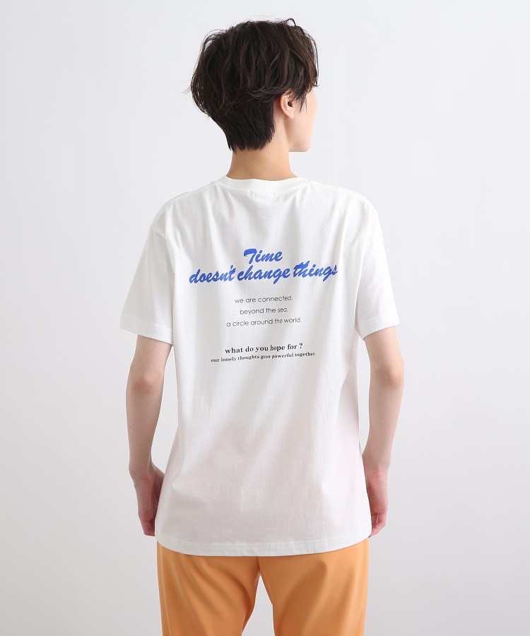 【WORLD for the World】バックプリント ロゴTシャツ