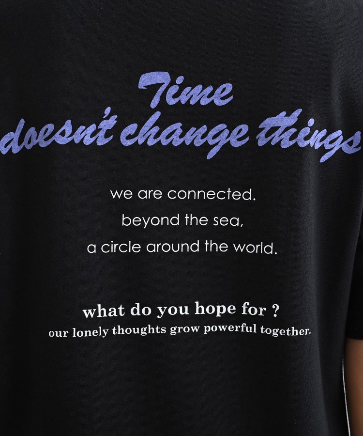 インディヴィ(INDIVI)の【WORLD for the World】バックプリント ロゴTシャツ16