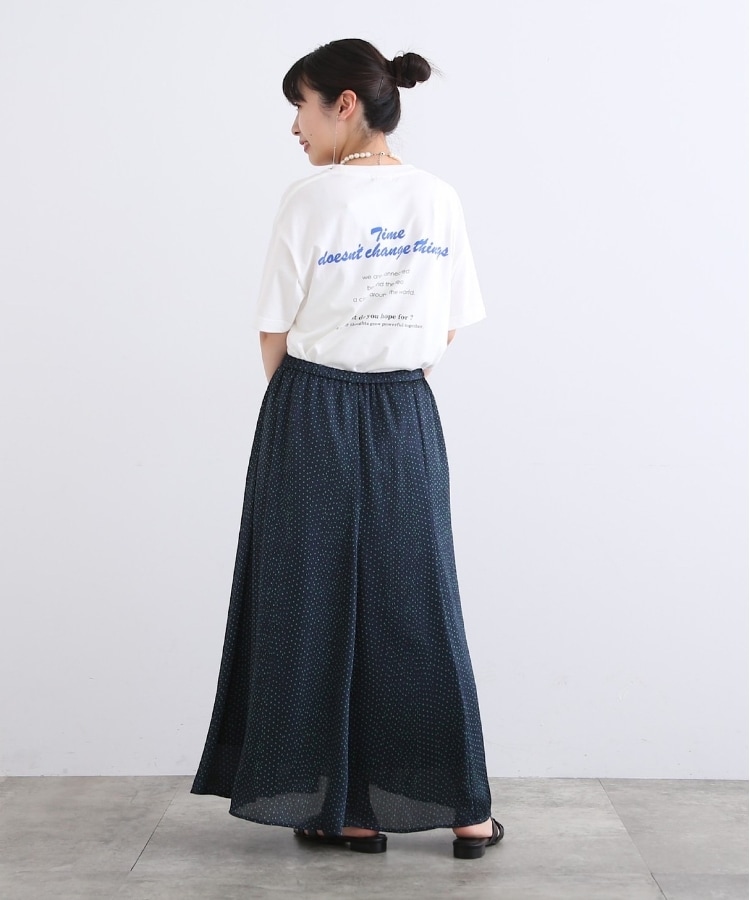 インディヴィ(INDIVI)の【WORLD for the World】バックプリント ロゴTシャツ26