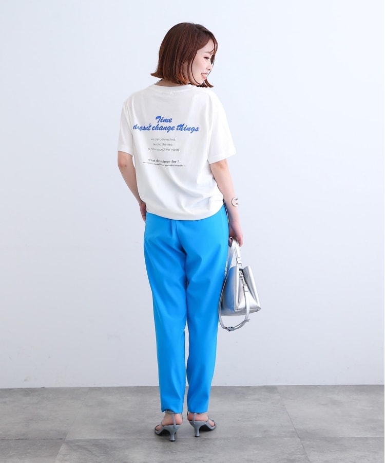 インディヴィ(INDIVI)の【WORLD for the World】バックプリント ロゴTシャツ31