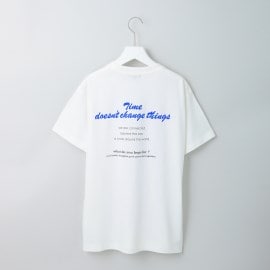 インディヴィ(INDIVI)の【WORLD for the World】バックプリント ロゴTシャツ Ｔシャツ