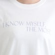 インディヴィ(INDIVI)の【LIFE】オーガニック メッセージロゴTシャツ8