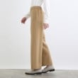 インディヴィ(INDIVI)の【褒められパンツ/ゴム仕様】ウールジャージワイドパンツ3