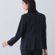 インディヴィ(INDIVI)の【定番スーツ／UVケア／接触冷感/洗える】ウール調ノーカラージャケット7