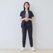 インディヴィ(INDIVI)の新色登場！【褒められパンツ／洗える】ウエストゴムタックテーパードパンツ14