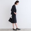 インディヴィ(INDIVI)の【定番スーツ/洗える/UVケア】ストレッチノーカラージャケット37