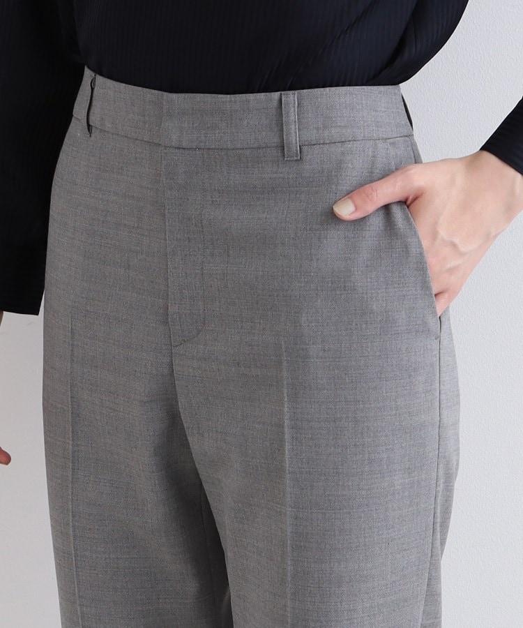 定番スーツ/良質ウール】ストレートパンツ(パンツ(単品 定番スーツ/良質ウール】ストレートパンツ(パンツ(単品
