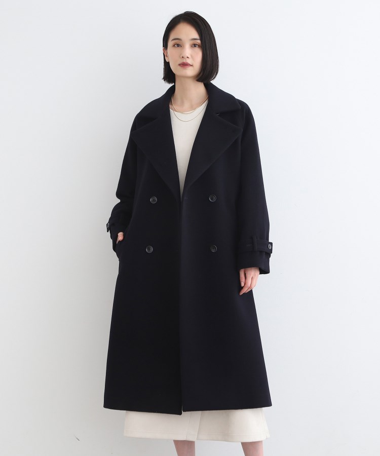 junhashimoto／BLANKET DOUBLE COAT トレンチコート