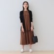 インディヴィ(INDIVI)の【洗える／シアーストライプ柄】着流しジャージカーディガン19