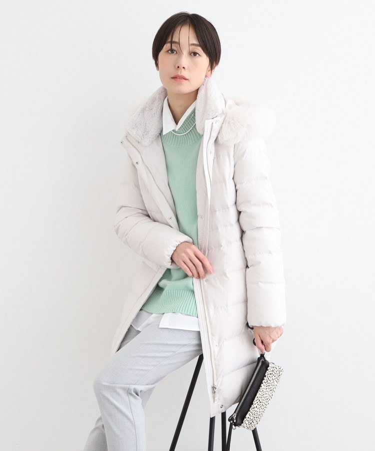 名品/撥水/抗菌防臭】ロング リサイクルダウンコート(ダウン 名品/撥水/抗菌防臭】ロング リサイクルダウンコート(ダウン