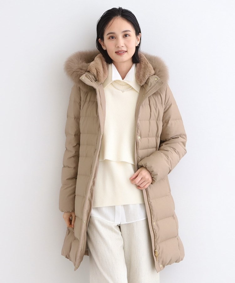 名品/撥水/抗菌防臭】ロング リサイクルダウンコート(ダウン 名品/撥水/抗菌防臭】ロング リサイクルダウンコート(ダウン