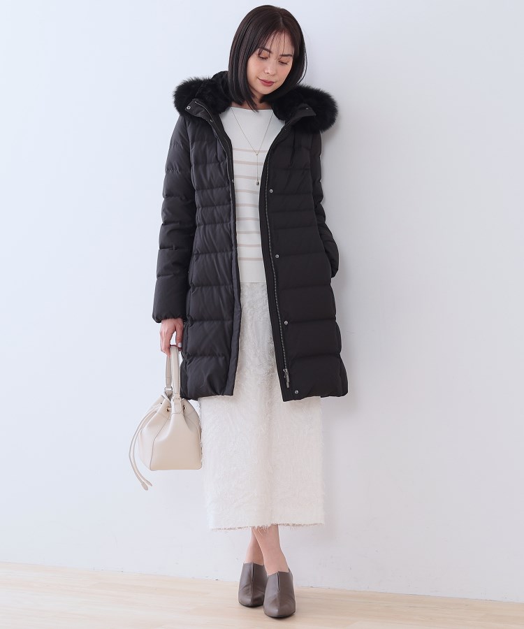 名品/撥水/抗菌防臭】ロング リサイクルダウンコート(ダウン 名品/撥水/抗菌防臭】ロング リサイクルダウンコート(ダウン