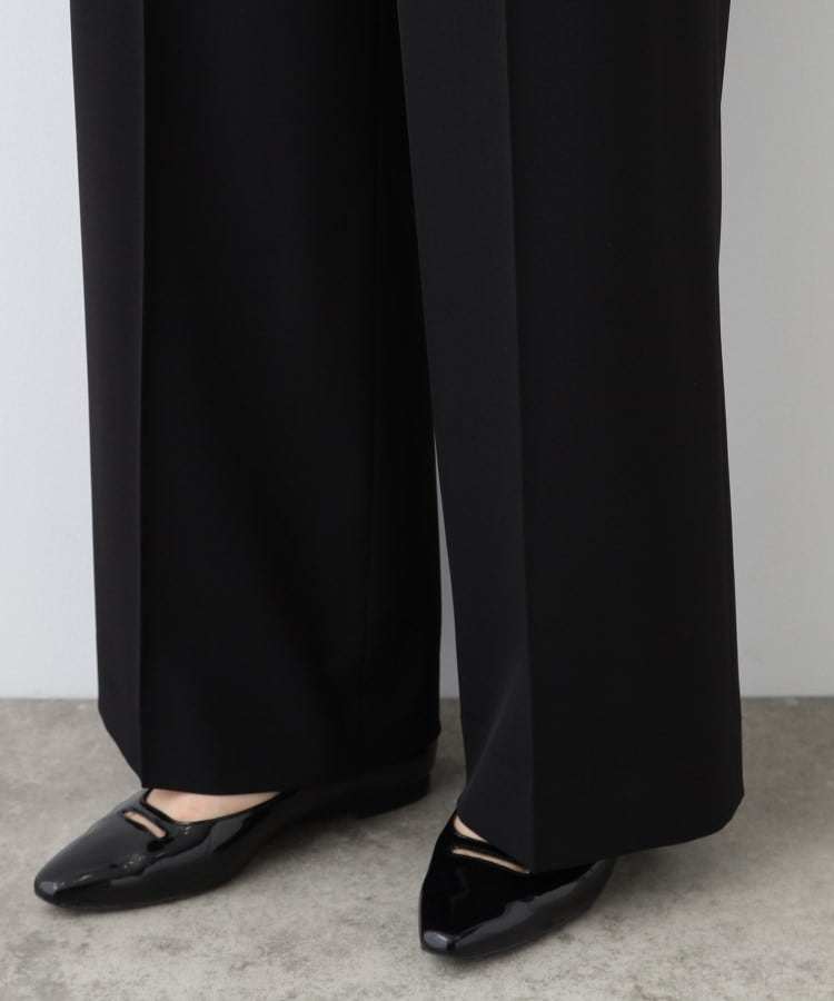 洗える/UVケア/スーツ】ストレッチワイドパンツ(パンツ(単品 洗える/UVケア/スーツ】ストレッチワイドパンツ(パンツ(単品