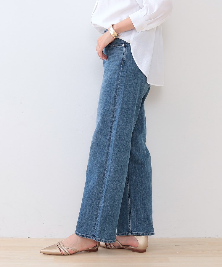 新登場！褒められデニム】ワイドストレート デニムパンツ（フル