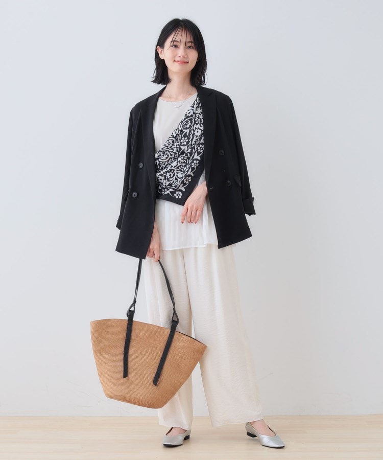 インディヴィ(INDIVI)の【洗える／レイヤードにも活躍】ペプラムインナートップス20