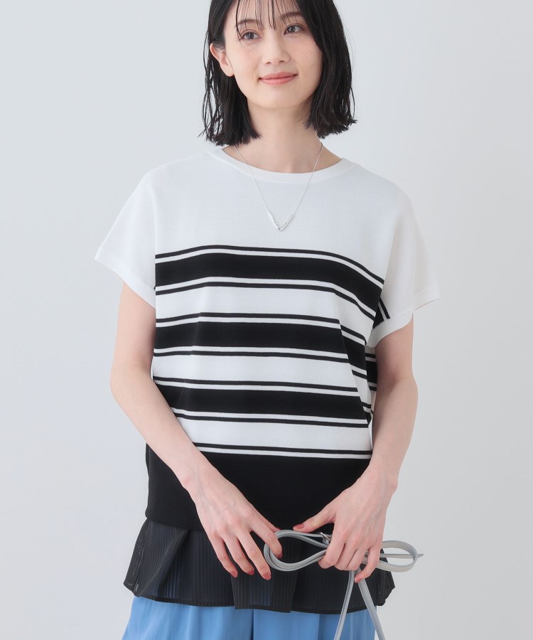 インディヴィ(INDIVI)の【洗える／レイヤードにも活躍】ペプラムインナートップス25