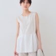 インディヴィ(INDIVI)の【洗える／レイヤードにも活躍】ペプラムインナートップス10