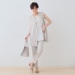 インディヴィ(INDIVI)の【洗える／レイヤードにも活躍】ペプラムインナートップス12