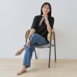 インディヴィ(INDIVI)の【洗える】裾シアー半袖トップス11