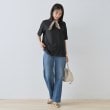 インディヴィ(INDIVI)の【洗える】裾シアー半袖トップス12