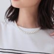インディヴィ(INDIVI)のパール調コインショートネックレス6