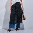 インディヴィ(INDIVI)の【トレンド感◎】レイヤード レーススカート ブラック(119)