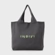 インディヴィ(INDIVI)の【A4サイズ対応】ニットロゴトート10