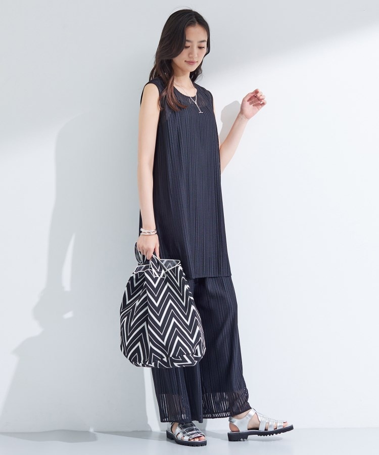 インディヴィ(INDIVI)の【選べる6柄/WEB限定カラー】ビッグニットバッグ24