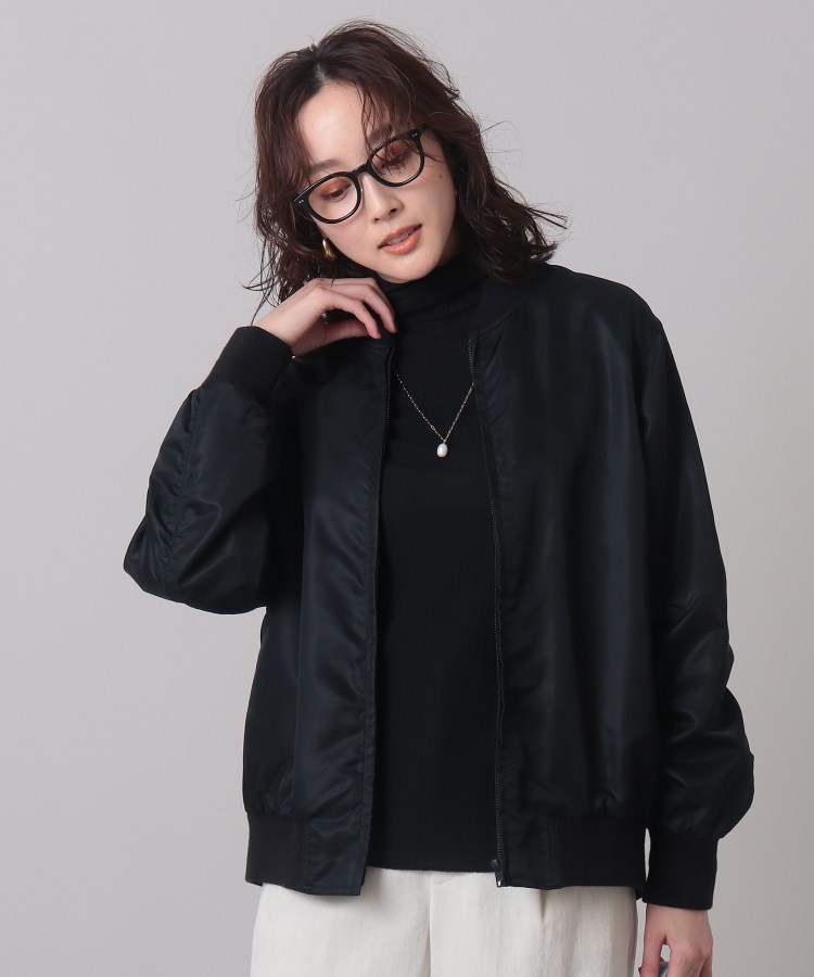 【洗える】リフレッシュツイル MA-1 売り半額 アンタイトルブルゾン ウエア(女性用)